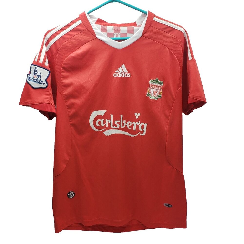 Liverpool Home Adidas Football Soccer Jersey Men Med This is Anfield Clima 365